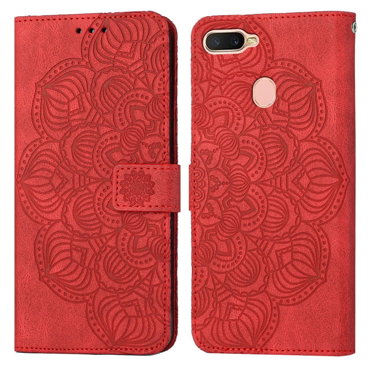 Mandala Embossed Flip Leather Phone Case, For OPPO A3s / A5 / Realme C1, For OPPO A7 / A5s, For OPPO A9 2020, For OPPO A15