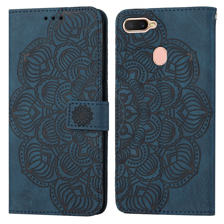 Mandala Embossed Flip Leather Phone Case, For OPPO A3s / A5 / Realme C1, For OPPO A7 / A5s, For OPPO A9 2020, For OPPO A15