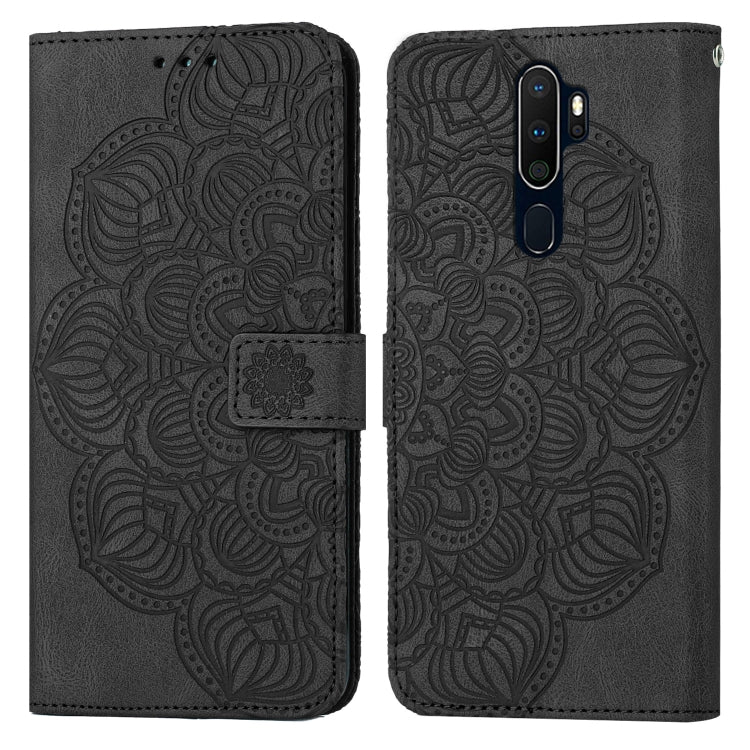 Mandala Embossed Flip Leather Phone Case, For OPPO A3s / A5 / Realme C1, For OPPO A7 / A5s, For OPPO A9 2020, For OPPO A15