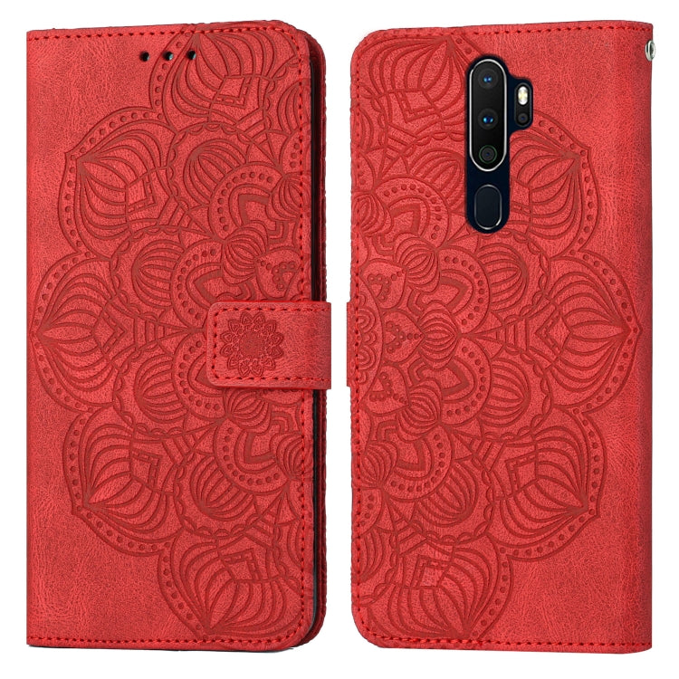 Mandala Embossed Flip Leather Phone Case, For OPPO A3s / A5 / Realme C1, For OPPO A7 / A5s, For OPPO A9 2020, For OPPO A15