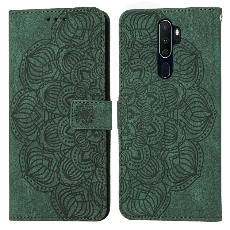 Mandala Embossed Flip Leather Phone Case, For OPPO A3s / A5 / Realme C1, For OPPO A7 / A5s, For OPPO A9 2020, For OPPO A15