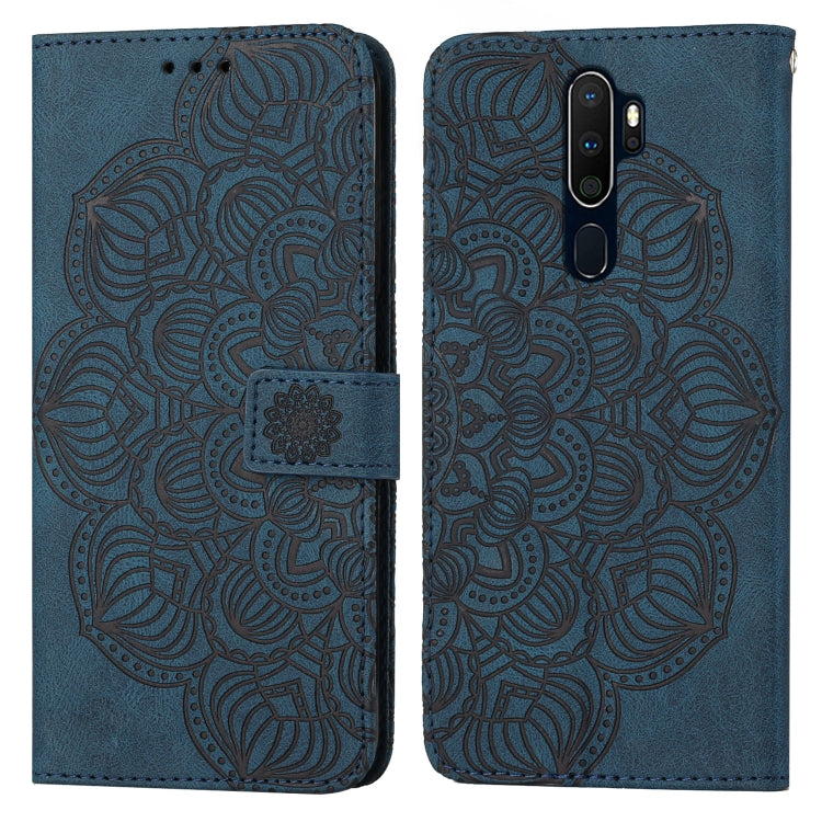 Mandala Embossed Flip Leather Phone Case, For OPPO A3s / A5 / Realme C1, For OPPO A7 / A5s, For OPPO A9 2020, For OPPO A15