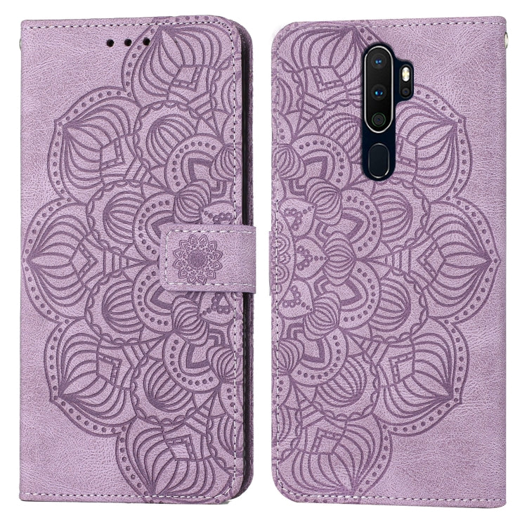 Mandala Embossed Flip Leather Phone Case, For OPPO A3s / A5 / Realme C1, For OPPO A7 / A5s, For OPPO A9 2020, For OPPO A15