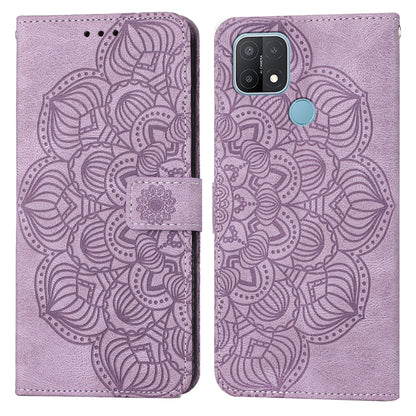 Mandala Embossed Flip Leather Phone Case, For OPPO A3s / A5 / Realme C1, For OPPO A7 / A5s, For OPPO A9 2020, For OPPO A15