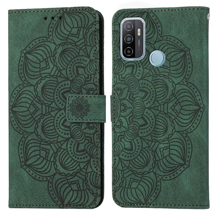 Mandala Embossed Flip Leather Phone Case, For OPPO A53s, For OPPO A54 4G, For OPPO A92 / A72 / A52, For OPPO A93 5G