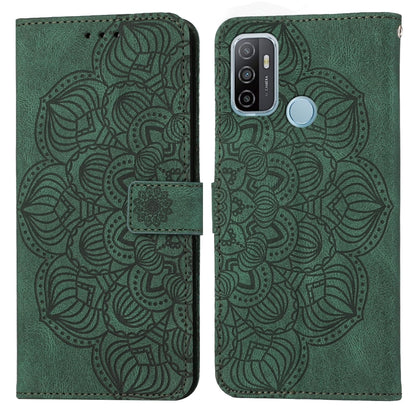 Mandala Embossed Flip Leather Phone Case, For OPPO A53s, For OPPO A54 4G, For OPPO A92 / A72 / A52, For OPPO A93 5G