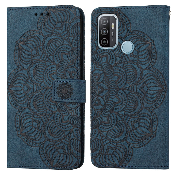 Mandala Embossed Flip Leather Phone Case, For OPPO A53s, For OPPO A54 4G, For OPPO A92 / A72 / A52, For OPPO A93 5G