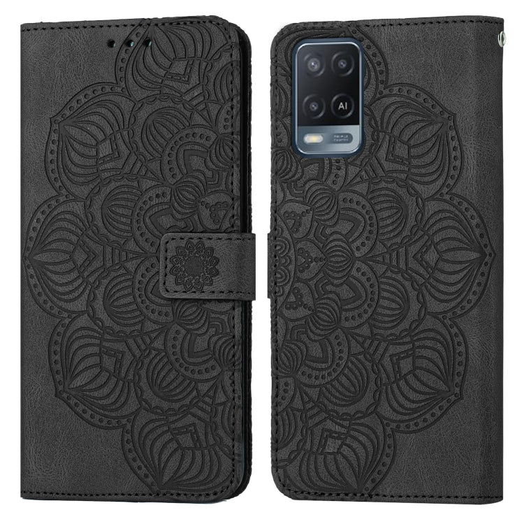 Mandala Embossed Flip Leather Phone Case, For OPPO A53s, For OPPO A54 4G, For OPPO A92 / A72 / A52, For OPPO A93 5G