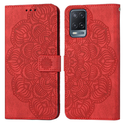 Mandala Embossed Flip Leather Phone Case, For OPPO A53s, For OPPO A54 4G, For OPPO A92 / A72 / A52, For OPPO A93 5G