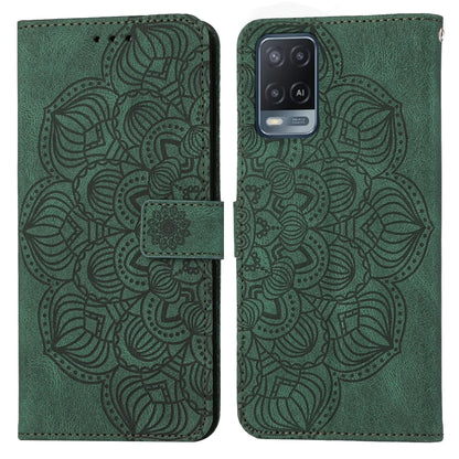 Mandala Embossed Flip Leather Phone Case, For OPPO A53s, For OPPO A54 4G, For OPPO A92 / A72 / A52, For OPPO A93 5G