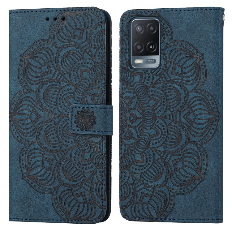 Mandala Embossed Flip Leather Phone Case, For OPPO A53s, For OPPO A54 4G, For OPPO A92 / A72 / A52, For OPPO A93 5G