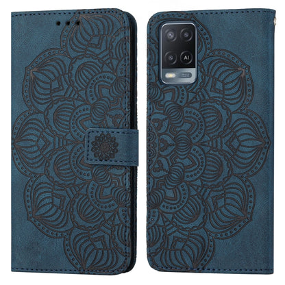 Mandala Embossed Flip Leather Phone Case, For OPPO A53s, For OPPO A54 4G, For OPPO A92 / A72 / A52, For OPPO A93 5G
