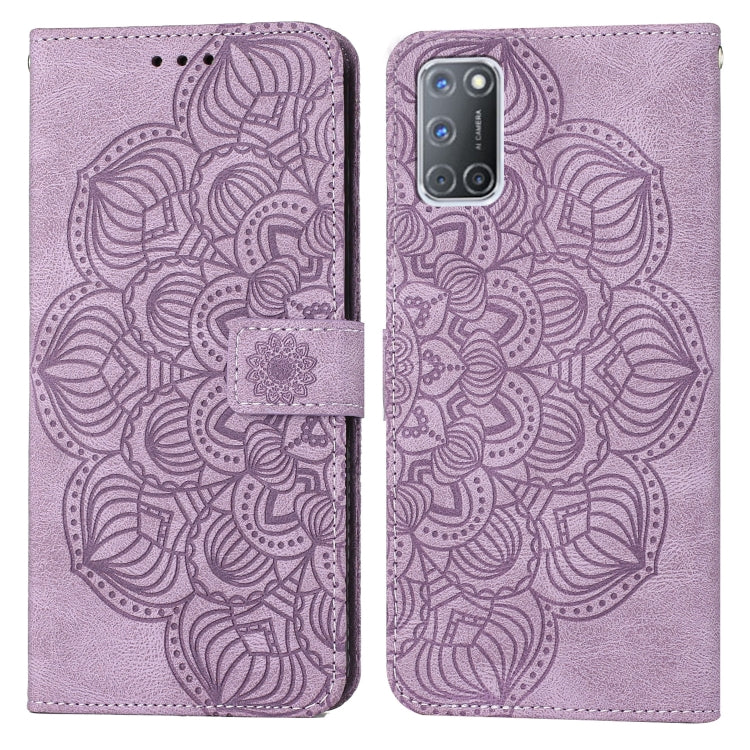 Mandala Embossed Flip Leather Phone Case, For OPPO A53s, For OPPO A54 4G, For OPPO A92 / A72 / A52, For OPPO A93 5G