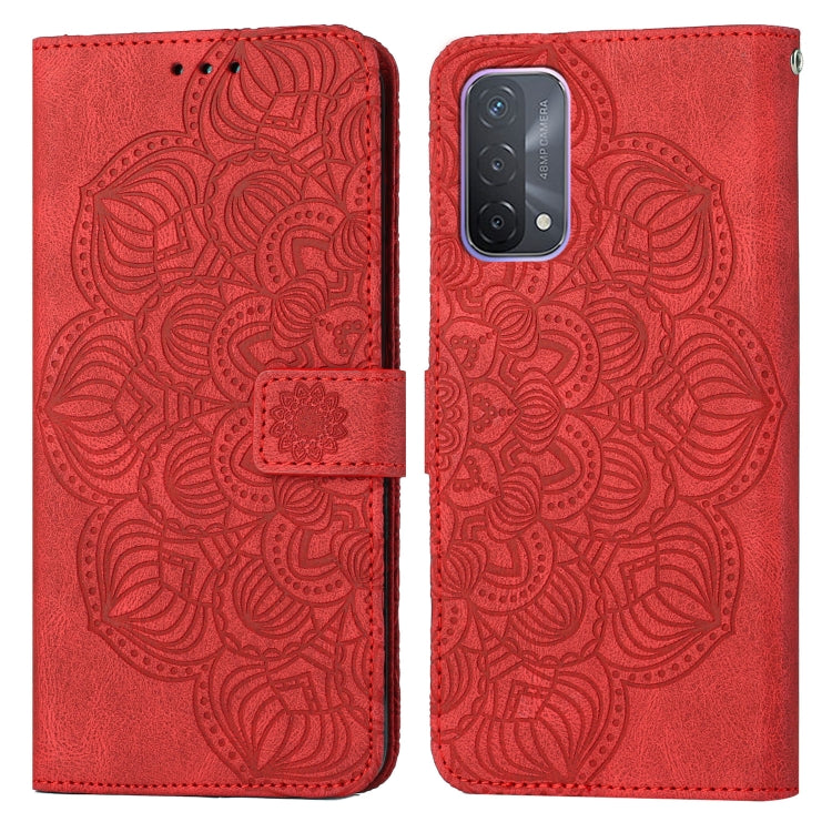 Mandala Embossed Flip Leather Phone Case, For OPPO A53s, For OPPO A54 4G, For OPPO A92 / A72 / A52, For OPPO A93 5G