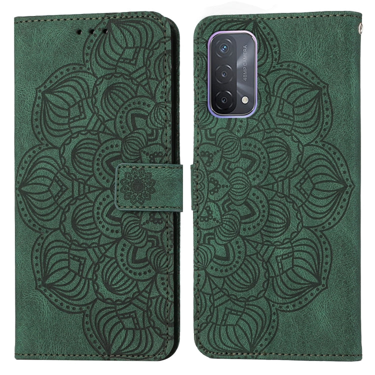 Mandala Embossed Flip Leather Phone Case, For OPPO A53s, For OPPO A54 4G, For OPPO A92 / A72 / A52, For OPPO A93 5G