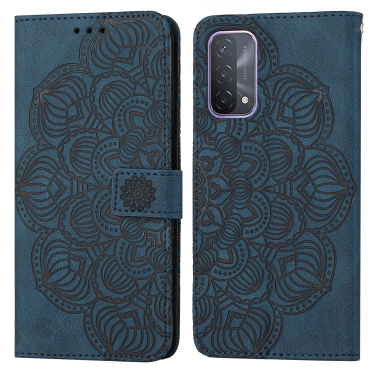 Mandala Embossed Flip Leather Phone Case, For OPPO A53s, For OPPO A54 4G, For OPPO A92 / A72 / A52, For OPPO A93 5G