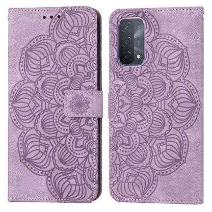 Mandala Embossed Flip Leather Phone Case, For OPPO A53s, For OPPO A54 4G, For OPPO A92 / A72 / A52, For OPPO A93 5G