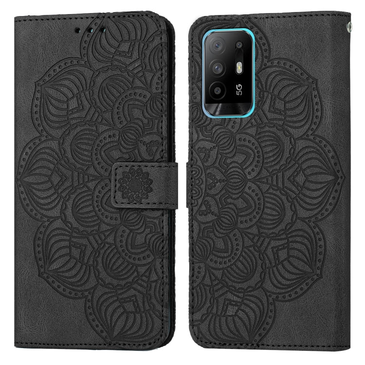 Mandala Embossed Flip Leather Phone Case, For OPPO A94 5G, For OPPO A96 4G / Realme 9i, For OPPO Realme C11, For OPPO Find X3 / Find X3 Pro