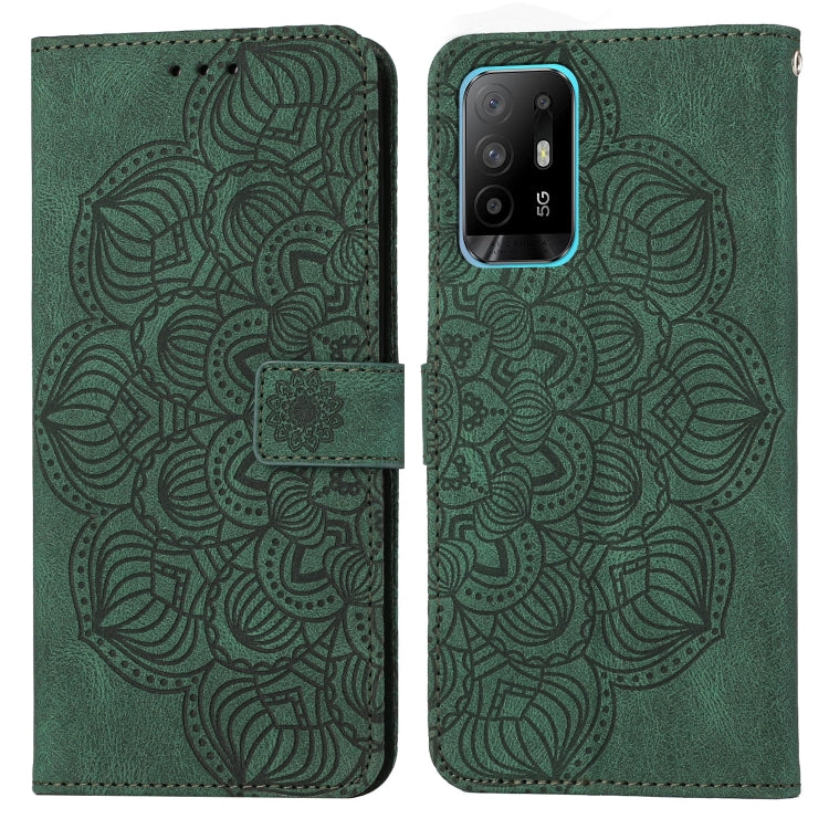 Mandala Embossed Flip Leather Phone Case, For OPPO A94 5G, For OPPO A96 4G / Realme 9i, For OPPO Realme C11, For OPPO Find X3 / Find X3 Pro