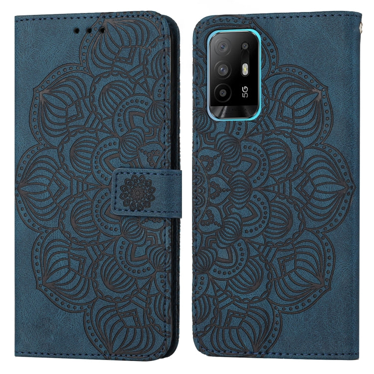 Mandala Embossed Flip Leather Phone Case, For OPPO A94 5G, For OPPO A96 4G / Realme 9i, For OPPO Realme C11, For OPPO Find X3 / Find X3 Pro