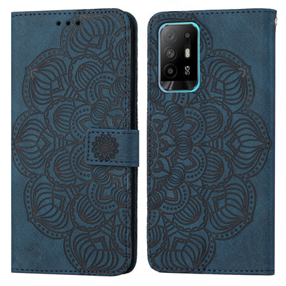 Mandala Embossed Flip Leather Phone Case, For OPPO A94 5G, For OPPO A96 4G / Realme 9i, For OPPO Realme C11, For OPPO Find X3 / Find X3 Pro