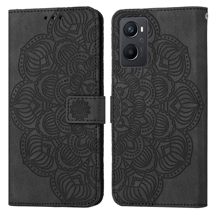 Mandala Embossed Flip Leather Phone Case, For OPPO A94 5G, For OPPO A96 4G / Realme 9i, For OPPO Realme C11, For OPPO Find X3 / Find X3 Pro