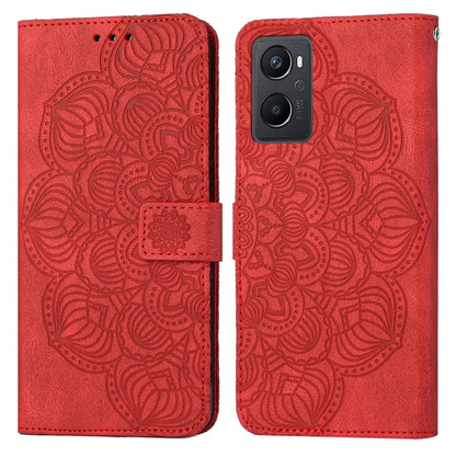 Mandala Embossed Flip Leather Phone Case, For OPPO A94 5G, For OPPO A96 4G / Realme 9i, For OPPO Realme C11, For OPPO Find X3 / Find X3 Pro