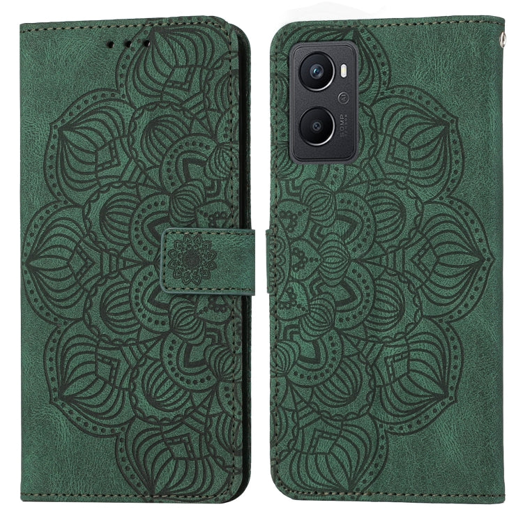 Mandala Embossed Flip Leather Phone Case, For OPPO A94 5G, For OPPO A96 4G / Realme 9i, For OPPO Realme C11, For OPPO Find X3 / Find X3 Pro