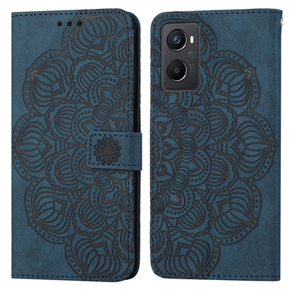 Mandala Embossed Flip Leather Phone Case, For OPPO A94 5G, For OPPO A96 4G / Realme 9i, For OPPO Realme C11, For OPPO Find X3 / Find X3 Pro