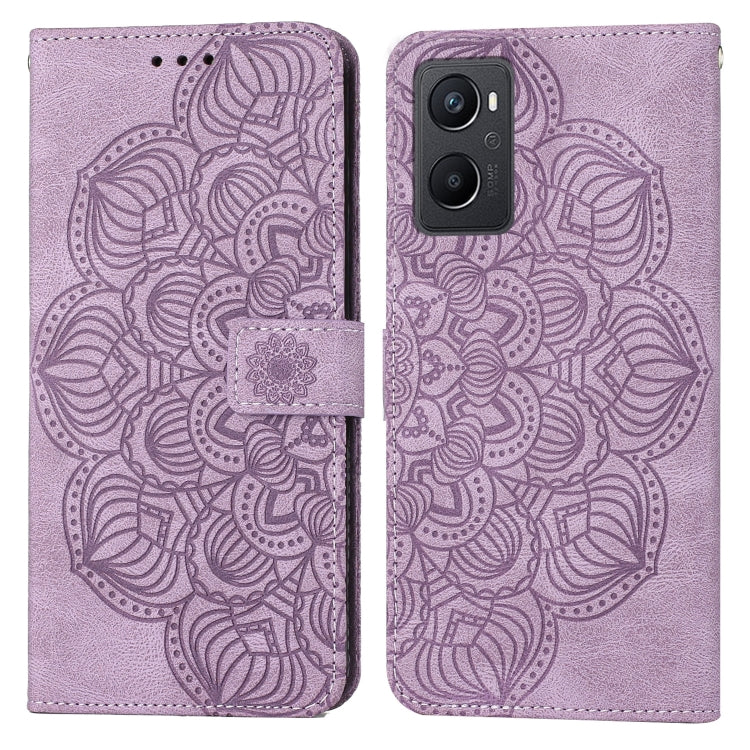 Mandala Embossed Flip Leather Phone Case, For OPPO A94 5G, For OPPO A96 4G / Realme 9i, For OPPO Realme C11, For OPPO Find X3 / Find X3 Pro