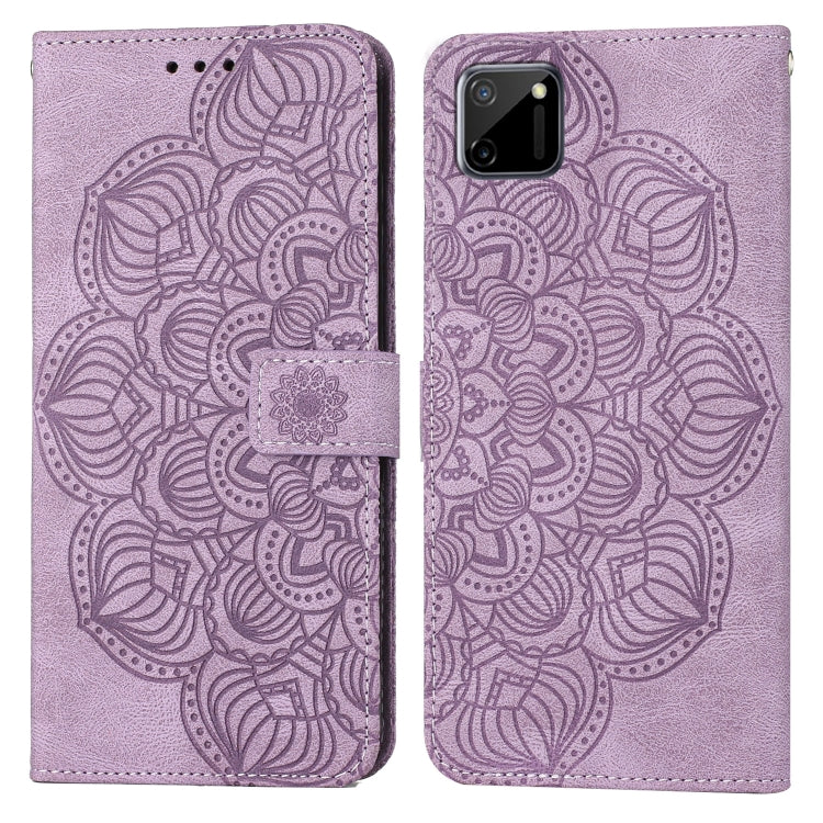 Mandala Embossed Flip Leather Phone Case, For OPPO A94 5G, For OPPO A96 4G / Realme 9i, For OPPO Realme C11, For OPPO Find X3 / Find X3 Pro