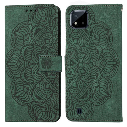 Mandala Embossed Flip Leather Phone Case, For OPPO Realme C20, For OPPO Realme C21, For OPPO Reno6 5G, For OPPO Reno6 Pro 5G