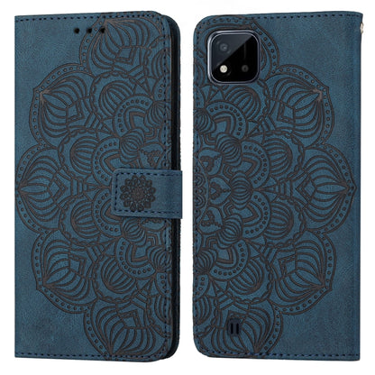 Mandala Embossed Flip Leather Phone Case, For OPPO Realme C20, For OPPO Realme C21, For OPPO Reno6 5G, For OPPO Reno6 Pro 5G