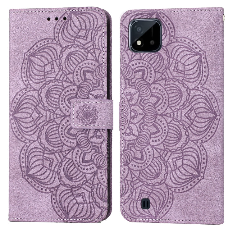Mandala Embossed Flip Leather Phone Case, For OPPO Realme C20, For OPPO Realme C21, For OPPO Reno6 5G, For OPPO Reno6 Pro 5G