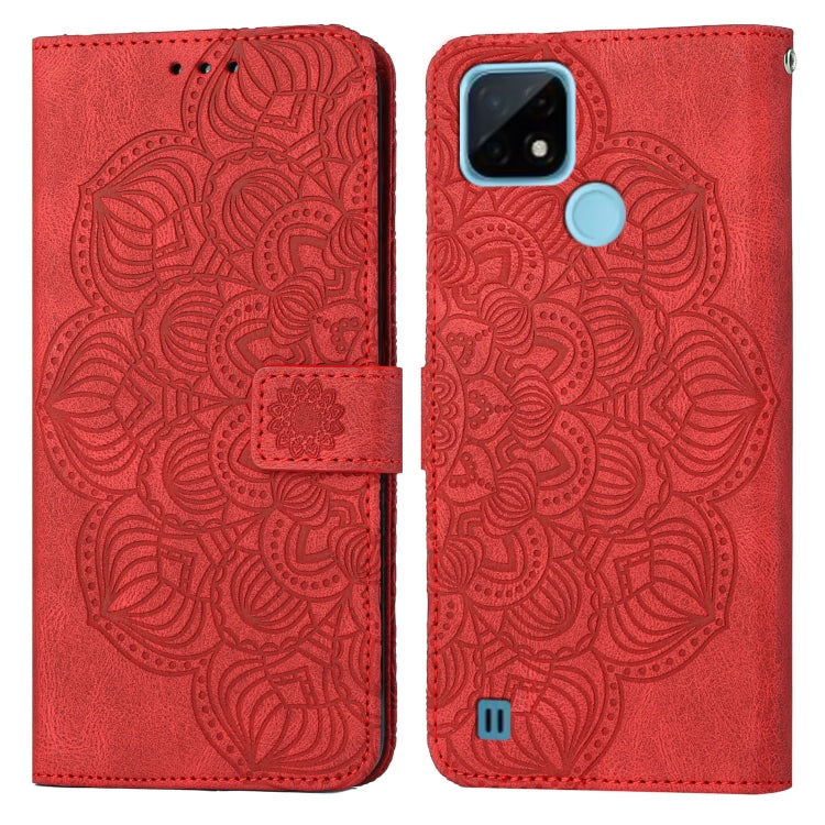 Mandala Embossed Flip Leather Phone Case, For OPPO Realme C20, For OPPO Realme C21, For OPPO Reno6 5G, For OPPO Reno6 Pro 5G