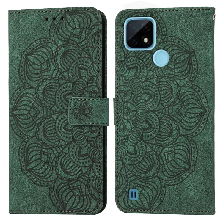 Mandala Embossed Flip Leather Phone Case, For OPPO Realme C20, For OPPO Realme C21, For OPPO Reno6 5G, For OPPO Reno6 Pro 5G