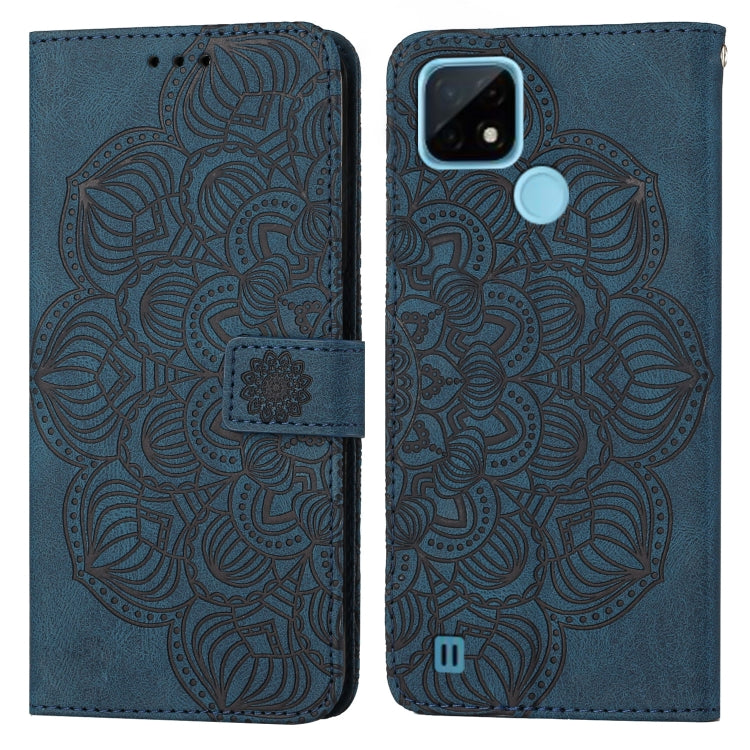 Mandala Embossed Flip Leather Phone Case, For OPPO Realme C20, For OPPO Realme C21, For OPPO Reno6 5G, For OPPO Reno6 Pro 5G