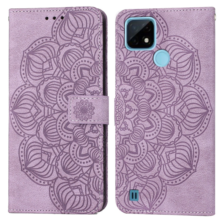 Mandala Embossed Flip Leather Phone Case, For OPPO Realme C20, For OPPO Realme C21, For OPPO Reno6 5G, For OPPO Reno6 Pro 5G