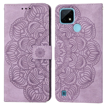 Mandala Embossed Flip Leather Phone Case, For OPPO Realme C20, For OPPO Realme C21, For OPPO Reno6 5G, For OPPO Reno6 Pro 5G
