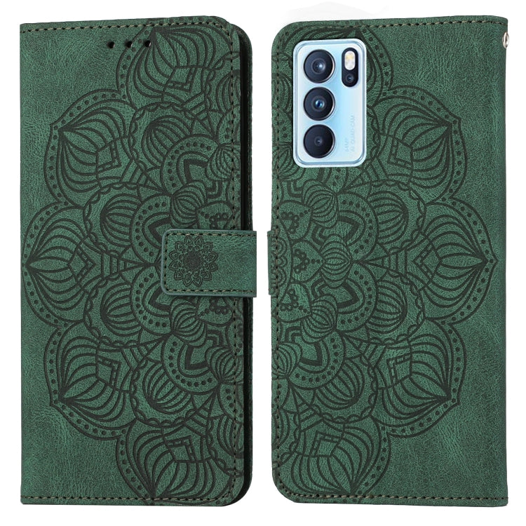 Mandala Embossed Flip Leather Phone Case, For OPPO Realme C20, For OPPO Realme C21, For OPPO Reno6 5G, For OPPO Reno6 Pro 5G