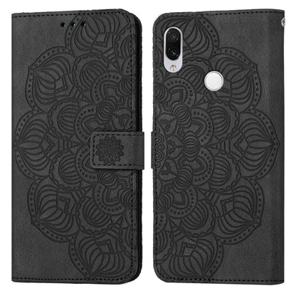 Mandala Embossed Flip Leather Phone Case, For Xiaomi Redmi Note 7 / Note 7 Pro, For Xiaomi Redmi 9, For Xiaomi Redmi 9A, For Xiaomi Redmi 9C / 10A