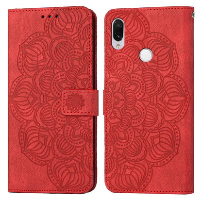 Mandala Embossed Flip Leather Phone Case, For Xiaomi Redmi Note 7 / Note 7 Pro, For Xiaomi Redmi 9, For Xiaomi Redmi 9A, For Xiaomi Redmi 9C / 10A