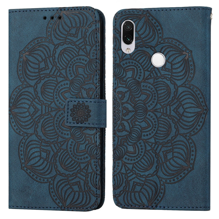 Mandala Embossed Flip Leather Phone Case, For Xiaomi Redmi Note 7 / Note 7 Pro, For Xiaomi Redmi 9, For Xiaomi Redmi 9A, For Xiaomi Redmi 9C / 10A