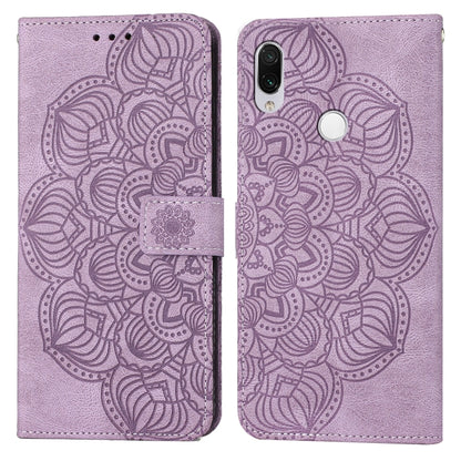 Mandala Embossed Flip Leather Phone Case, For Xiaomi Redmi Note 7 / Note 7 Pro, For Xiaomi Redmi 9, For Xiaomi Redmi 9A, For Xiaomi Redmi 9C / 10A