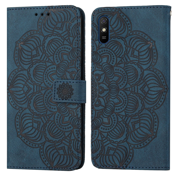 Mandala Embossed Flip Leather Phone Case, For Xiaomi Redmi Note 7 / Note 7 Pro, For Xiaomi Redmi 9, For Xiaomi Redmi 9A, For Xiaomi Redmi 9C / 10A