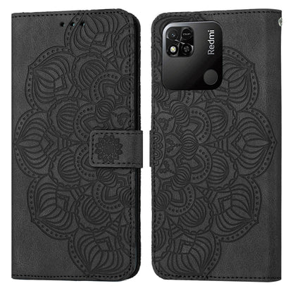 Mandala Embossed Flip Leather Phone Case, For Xiaomi Redmi Note 7 / Note 7 Pro, For Xiaomi Redmi 9, For Xiaomi Redmi 9A, For Xiaomi Redmi 9C / 10A