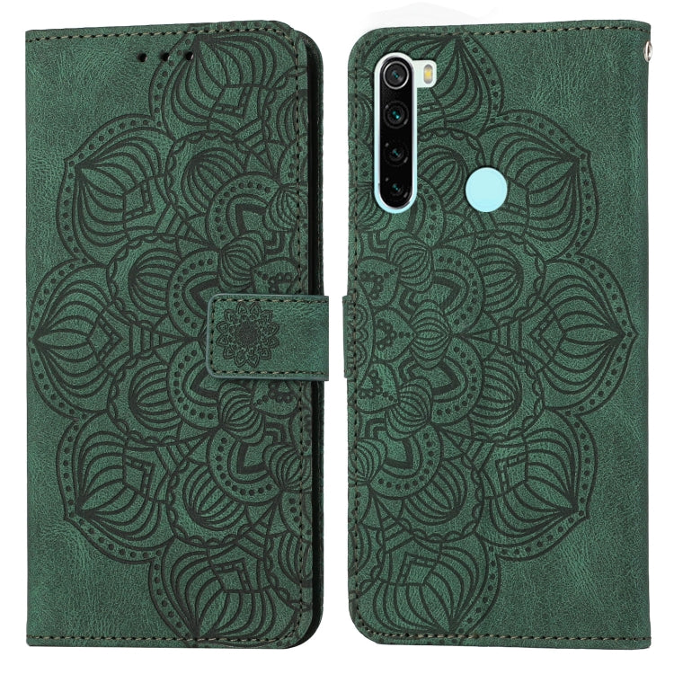 Mandala Embossed Flip Leather Phone Case, For Xiaomi Redmi 9T, For Xiaomi Redmi 10, For Xiaomi Redmi 10C, For Xiaomi Redmi Note 8