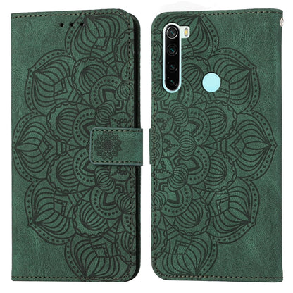 Mandala Embossed Flip Leather Phone Case, For Xiaomi Redmi 9T, For Xiaomi Redmi 10, For Xiaomi Redmi 10C, For Xiaomi Redmi Note 8