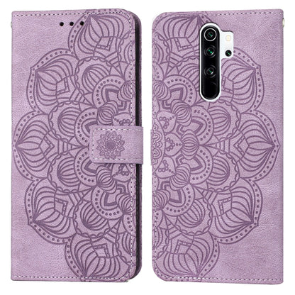 Mandala Embossed Flip Leather Phone Case, For Xiaomi Redmi Note 8 Pro, For Xiaomi Redmi Note 8T, For Xiaomi Redmi Note 9, For Xiaomi Redmi Note 9 Pro, For Xiaomi Redmi Note 9T