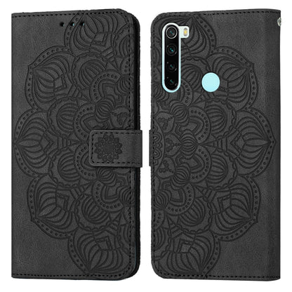 Mandala Embossed Flip Leather Phone Case, For Xiaomi Redmi Note 8 Pro, For Xiaomi Redmi Note 8T, For Xiaomi Redmi Note 9, For Xiaomi Redmi Note 9 Pro, For Xiaomi Redmi Note 9T